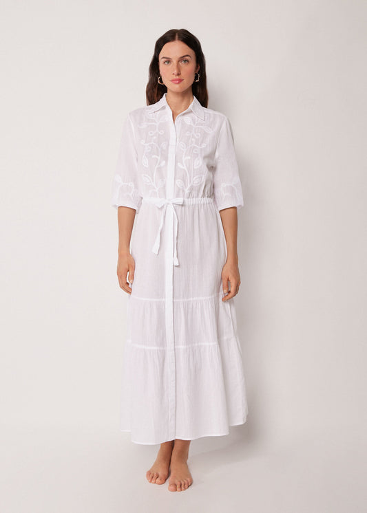 Embroidered Maxi Dress