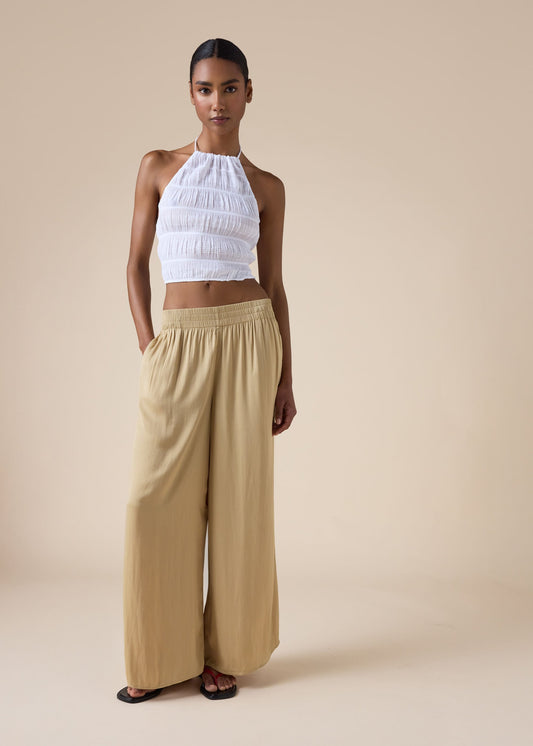 Shiny Palazzo Trousers