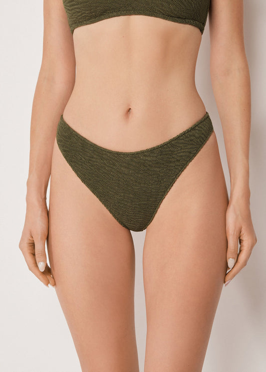 Brazilian Bikini Bottoms Crinkle Waves