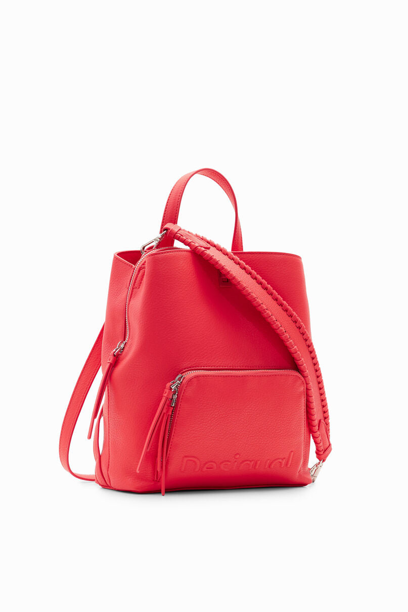 Small half-logo backpack