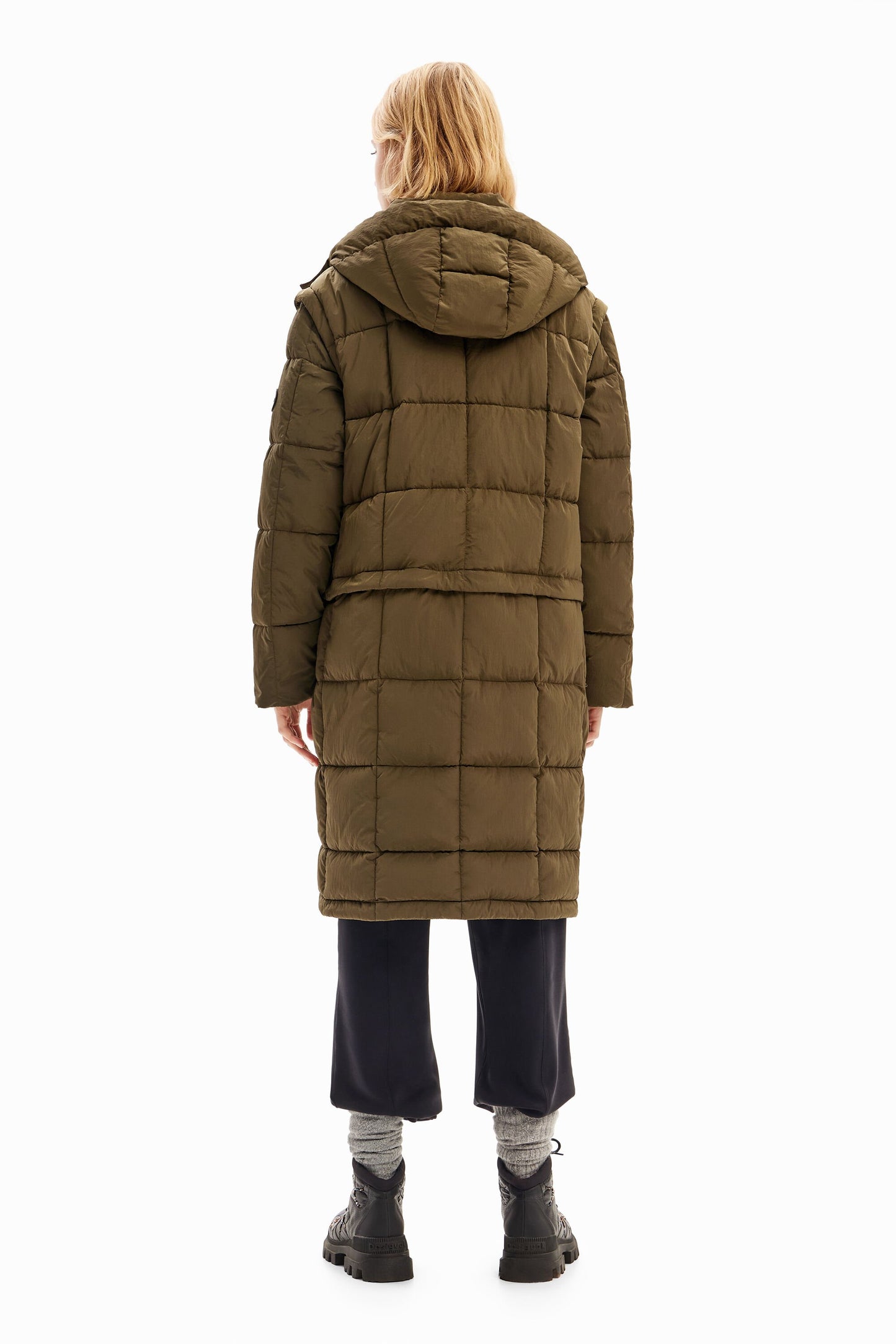Detachable padded coat