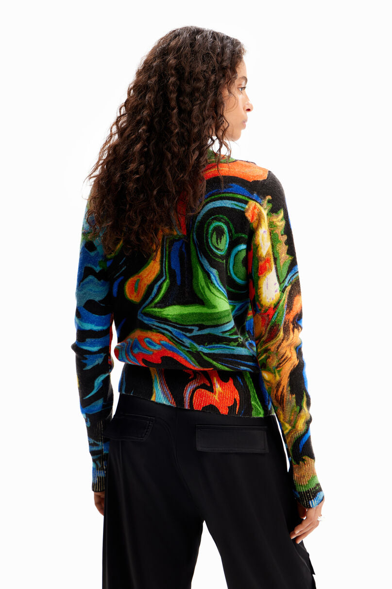 Marbled pullover