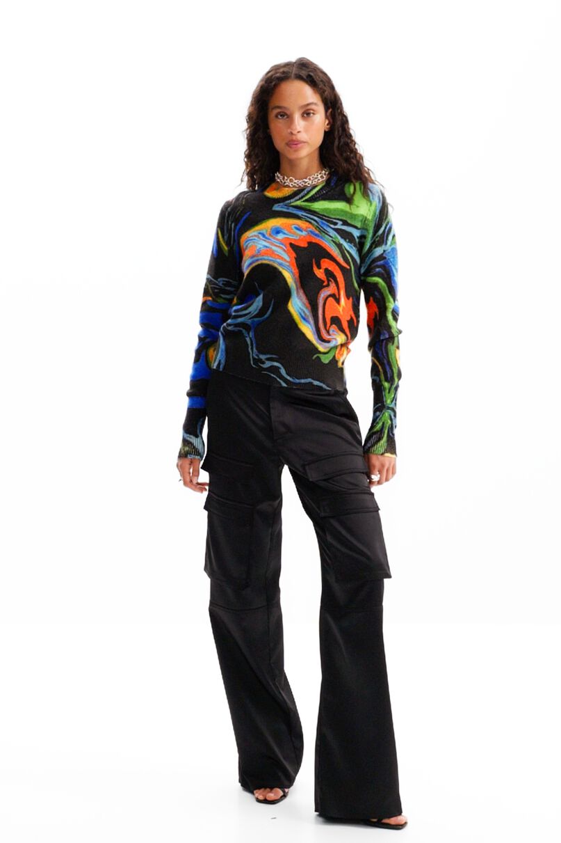 Marbled pullover