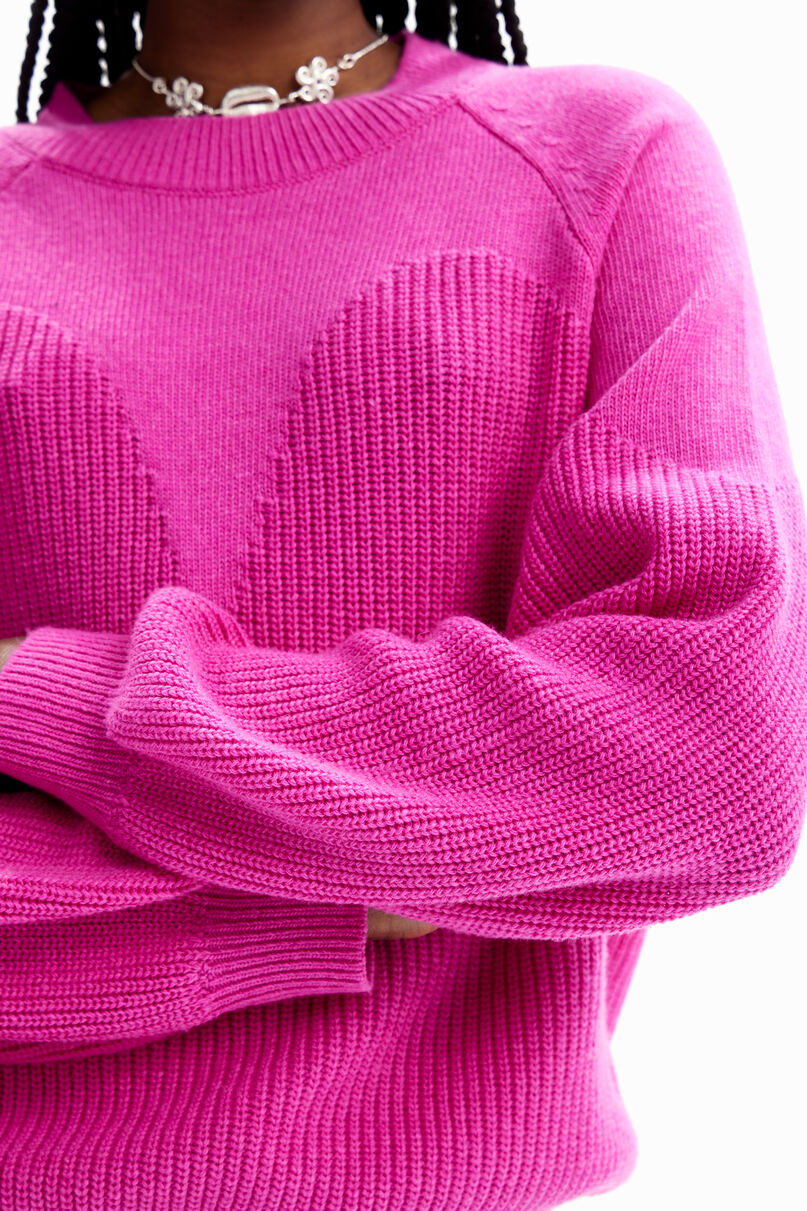 Plain sheer pullover