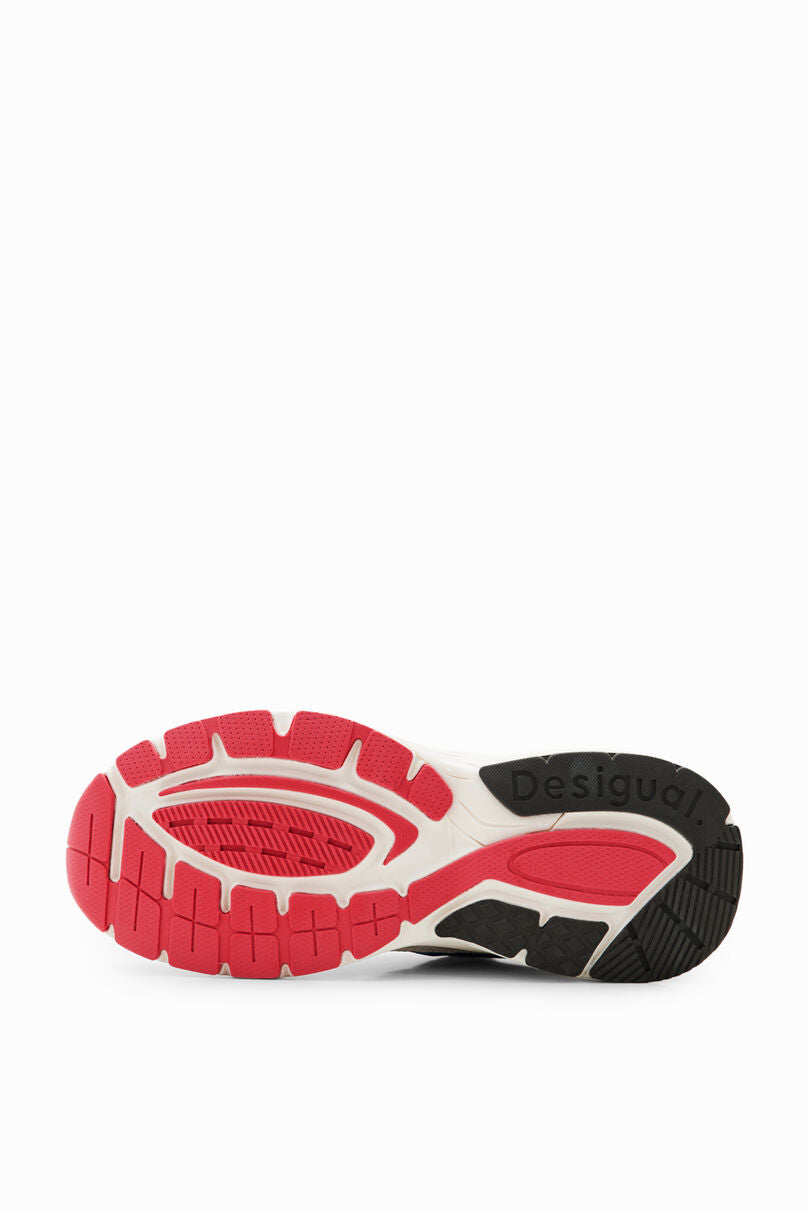 Patchwork running sneakers