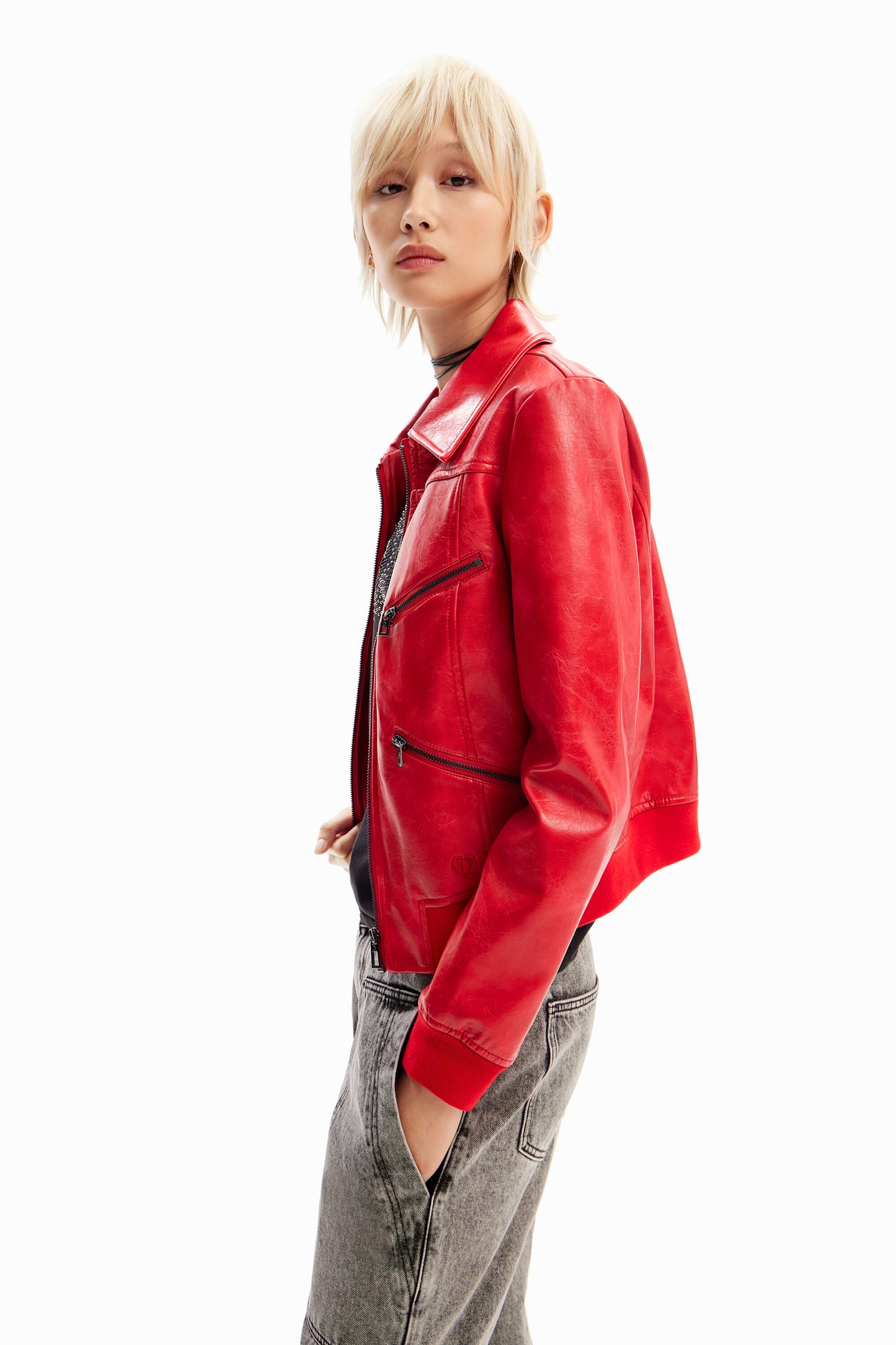Retro biker jacket