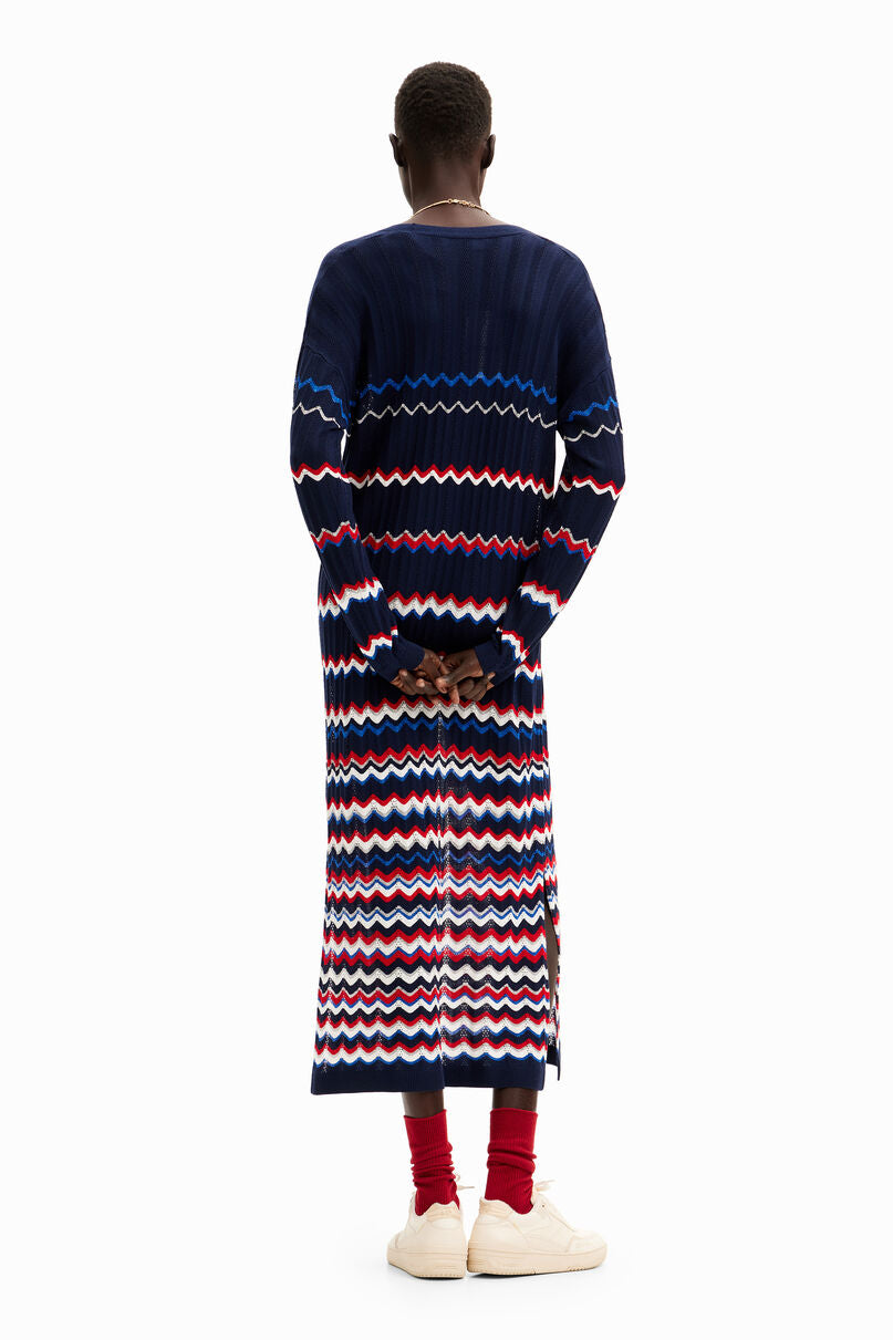 Wave midi jacket