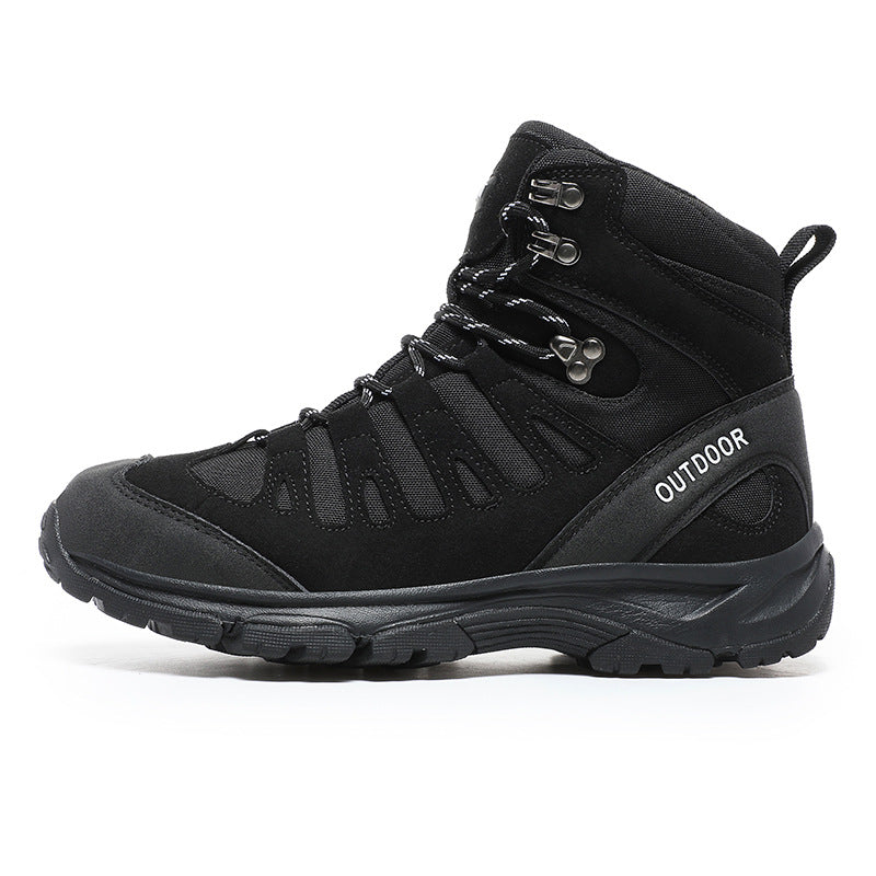 (⏰ Clearance Event 49% OFF) Men's High Top Wide Toe Arch Support Orthopedic Tactical Boots Comfortable Non-slip Durable Hiking Boots