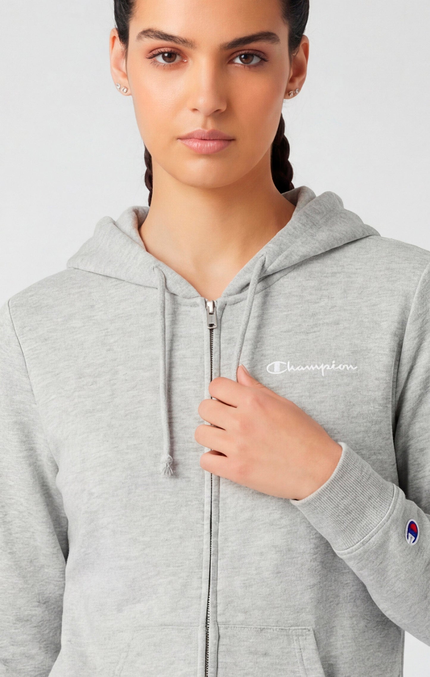 Women's Lightweight Full Zip Hoodie Icons