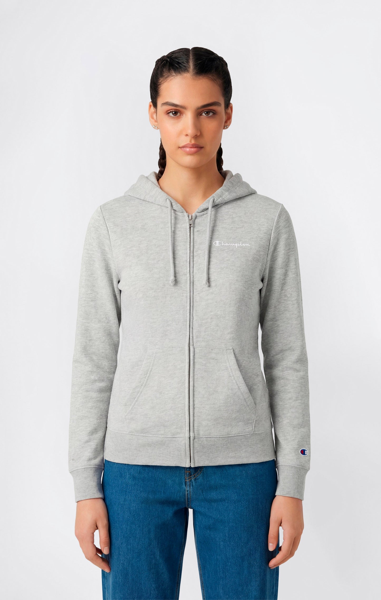 Women's Lightweight Full Zip Hoodie Icons