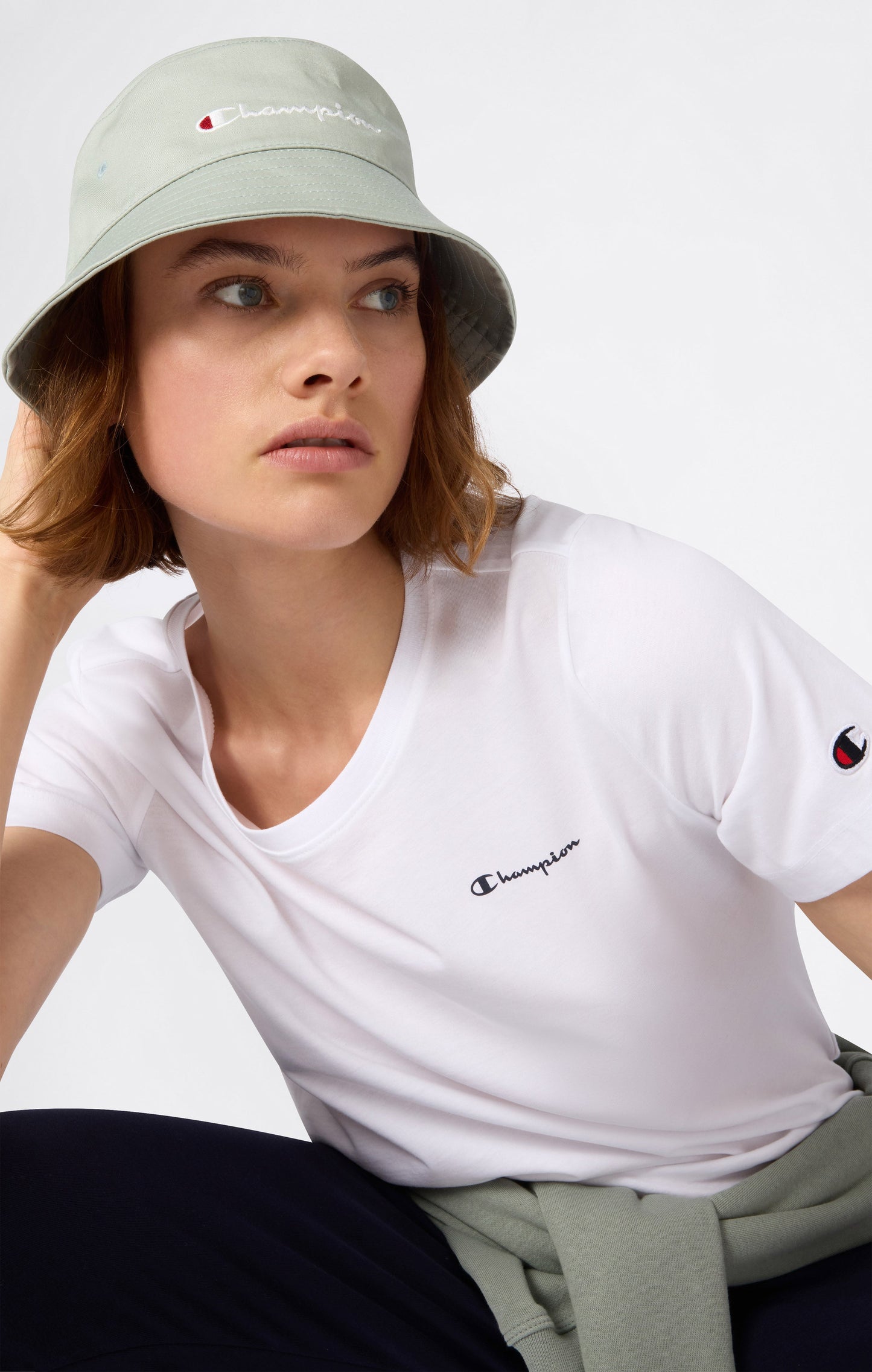 Women's Small Script Logo T-Shirt Icons