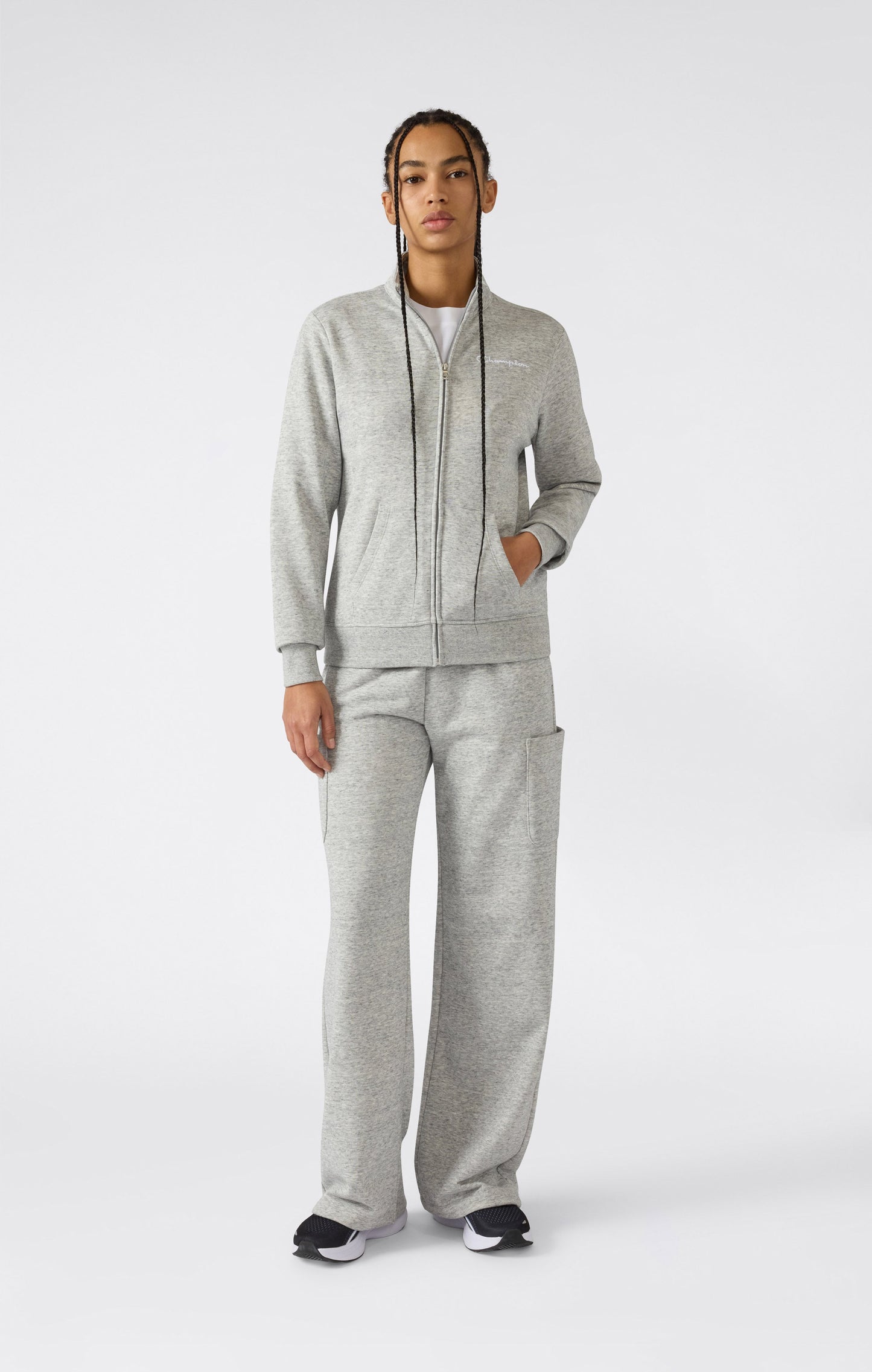 Women's Lightweight Wide Leg Fleece Jogger Pants Icons