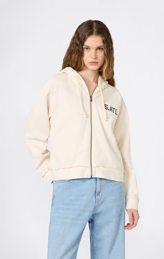 Women's East West Hooded Full Zip Sweatshirt