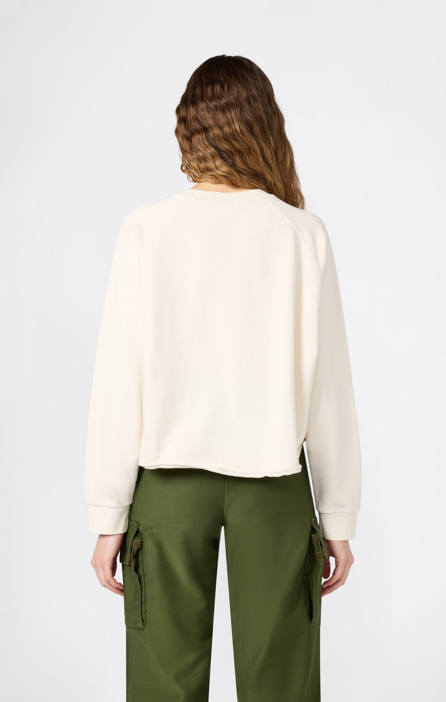 Women's East West Cropped Crewneck Sweatshirt