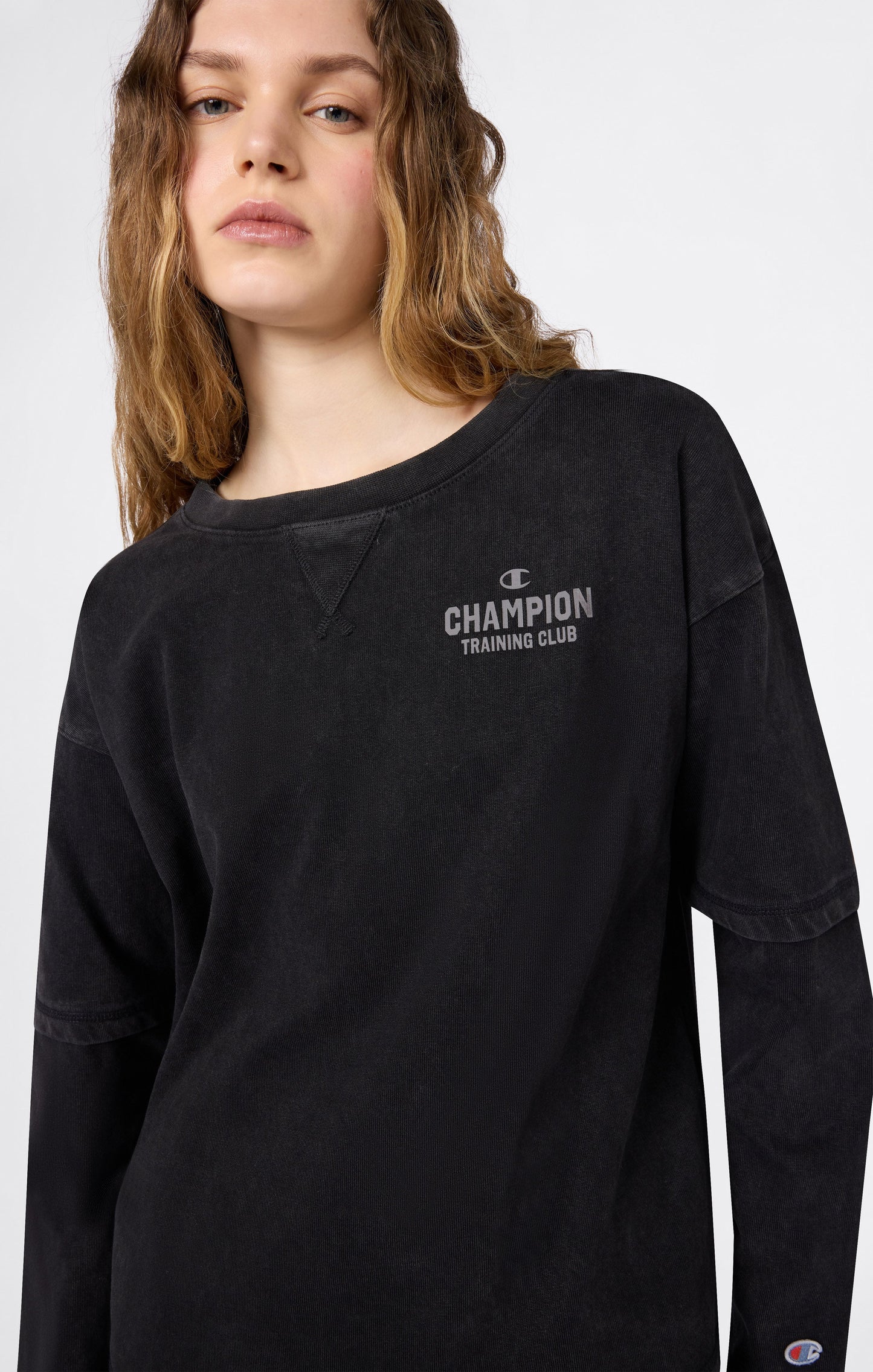 Women's Boxing-Inspired Crewneck Sweatshirt