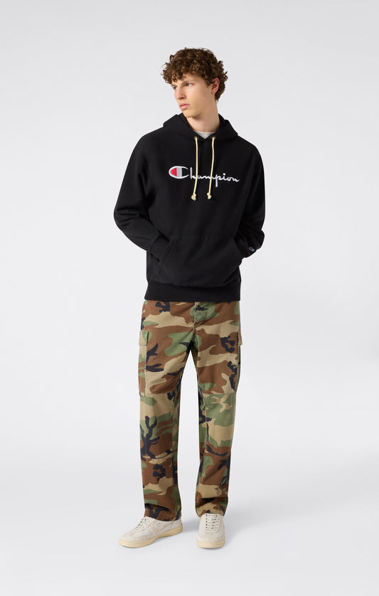 Reverse Weave Men's Loose Fit Hoodie