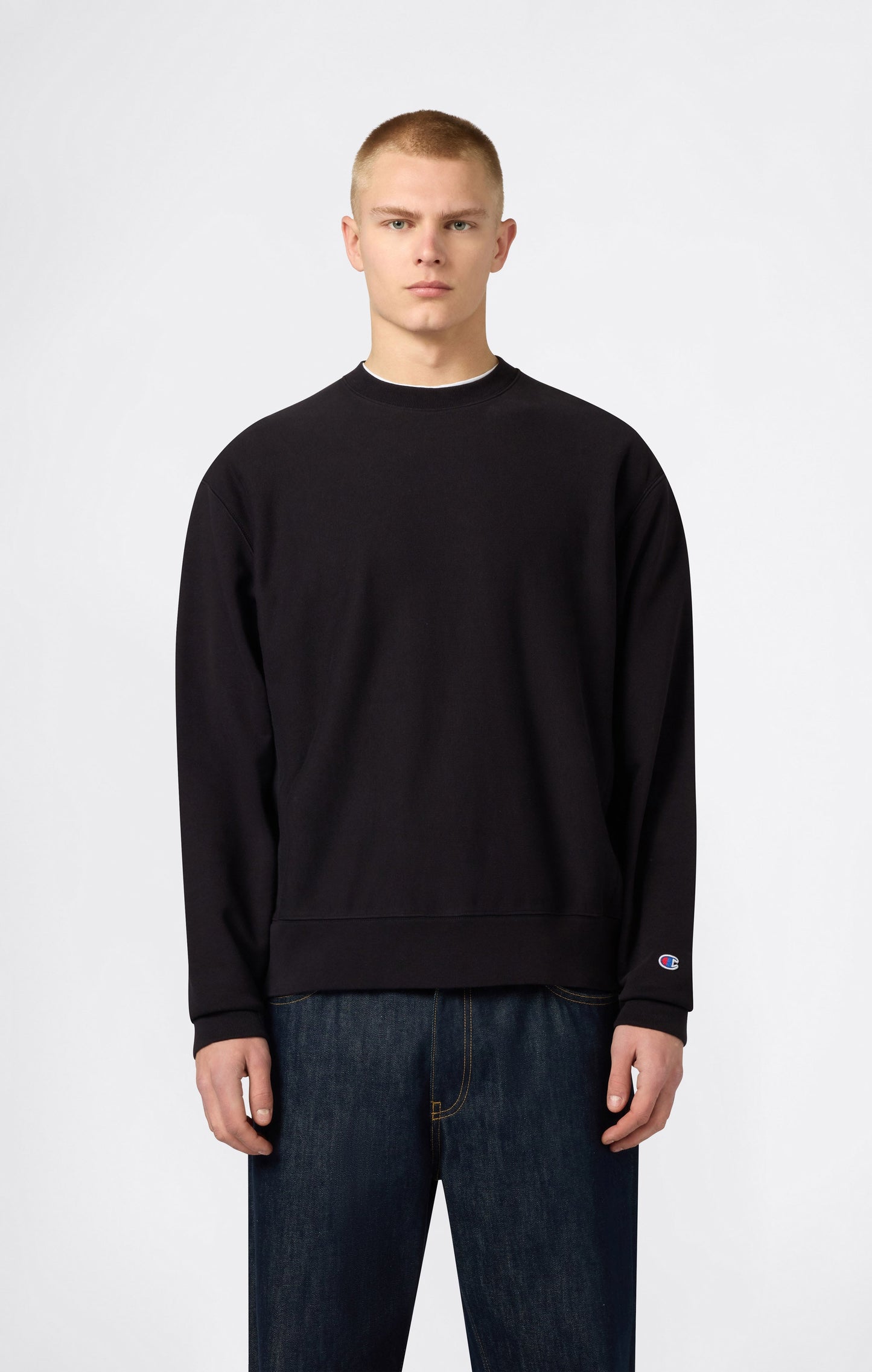 Men's Lightweight Crewneck Sweatshirt Reverse Weave