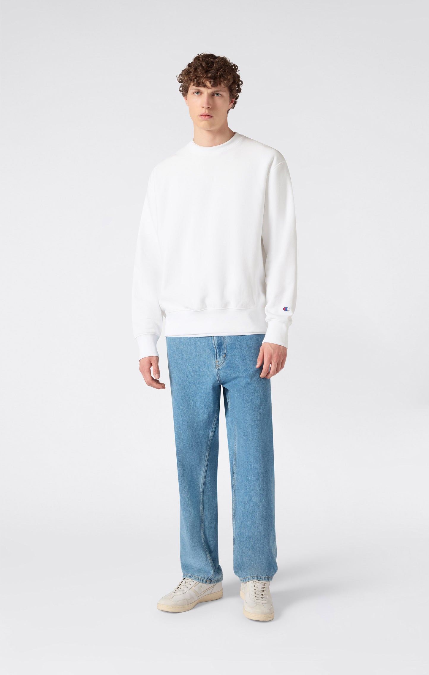 Men's Lightweight Crewneck Sweatshirt Reverse Weave
