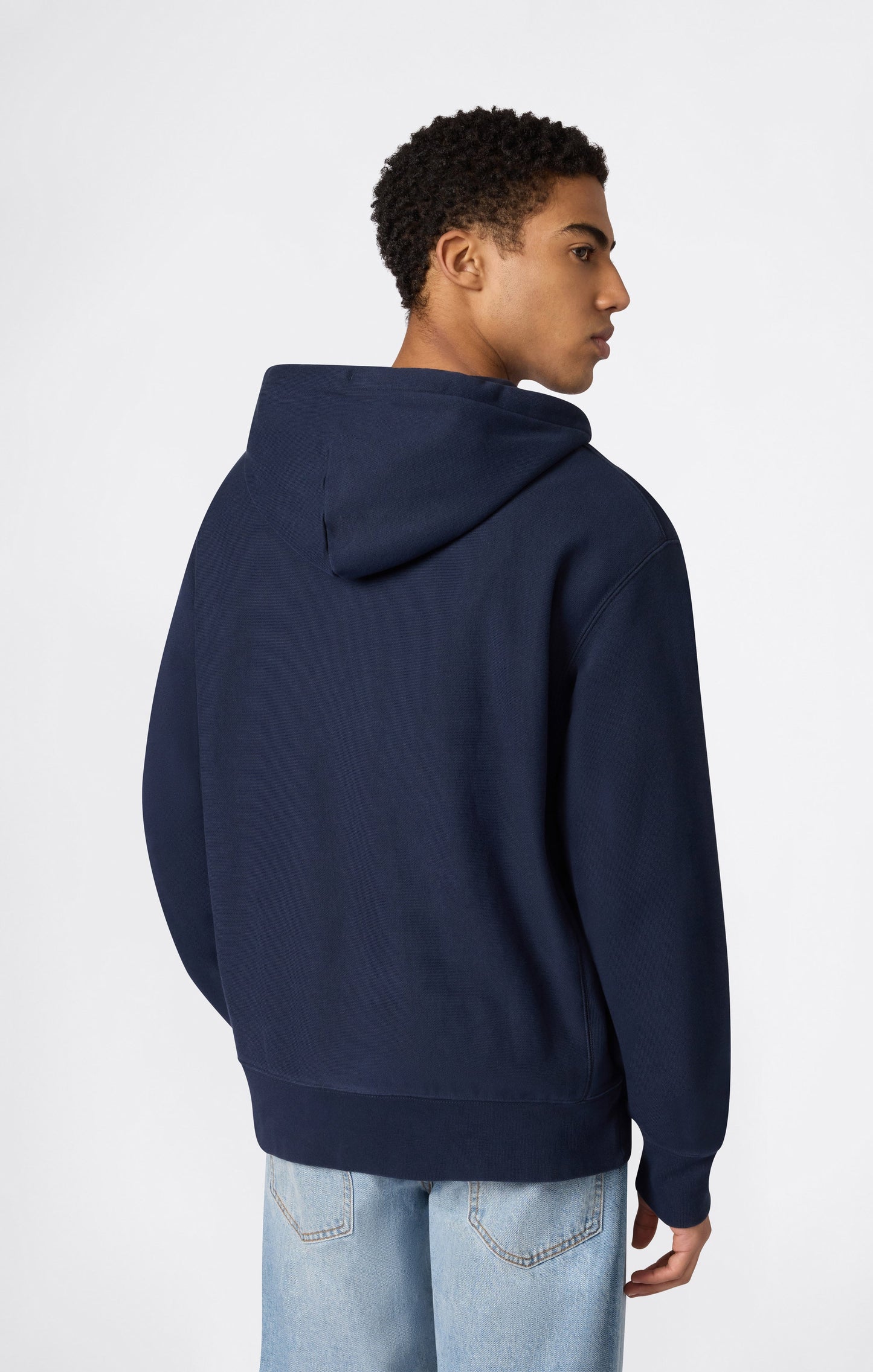 Men's Full Zip Hoodie Sweatshirt Reverse Weave