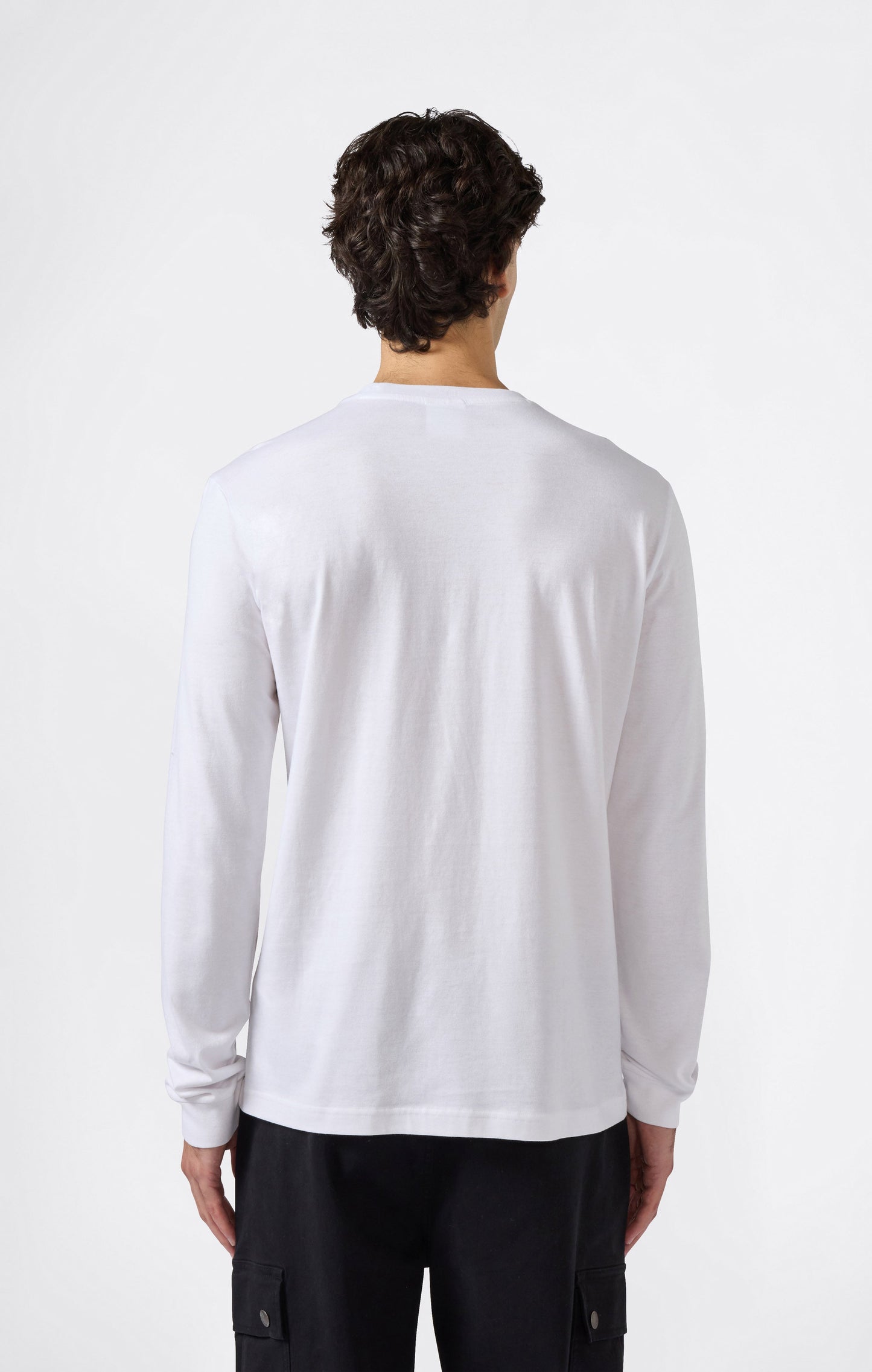 Men's Long Sleeve T-Shirt Script Logo