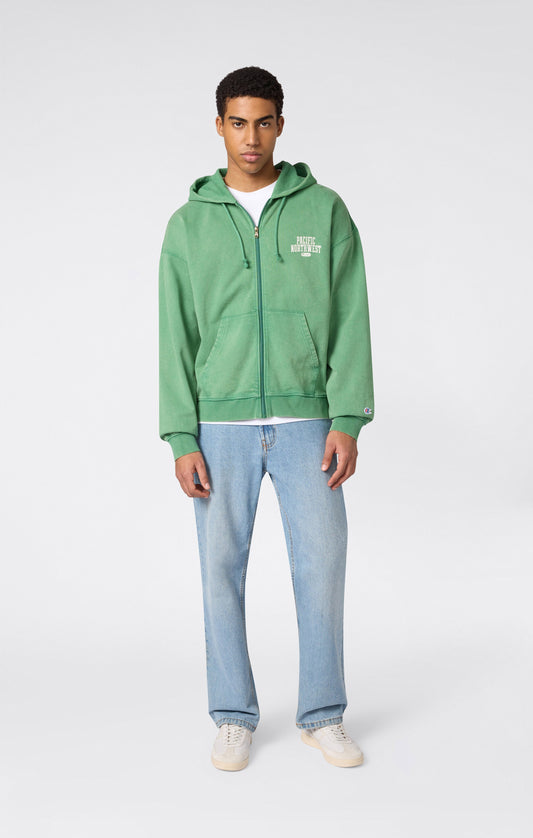 Men's East West Full Zip Hooded Sweatshirt