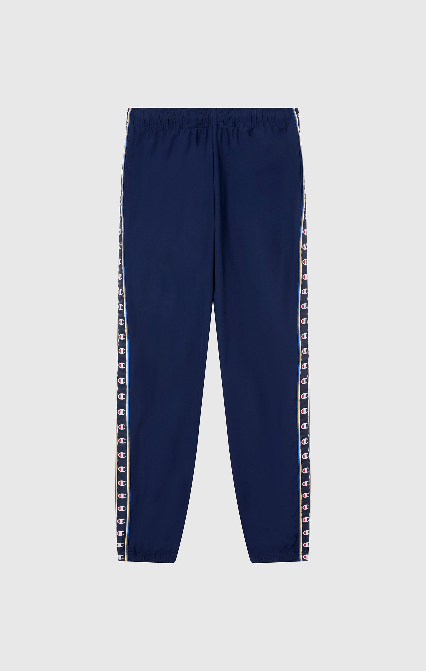 Men's Track Pants with Elastic Cuffs and Tape Logo