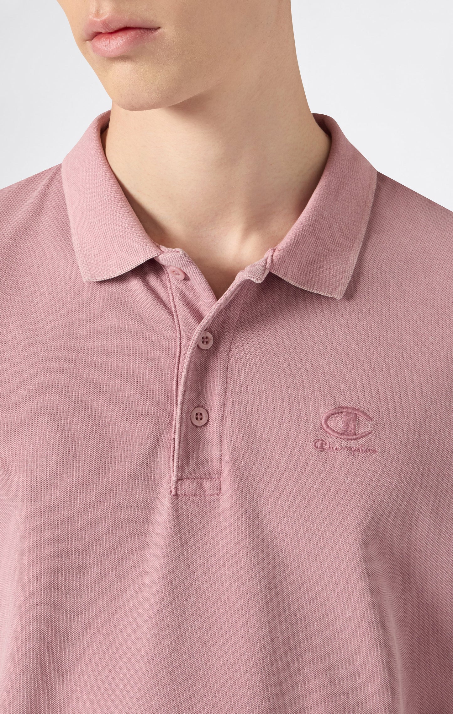 Men's Washed Effect Polo Icons