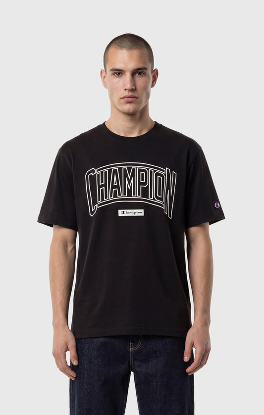 Men's Crewneck T-Shirt With Puff Print Logo
