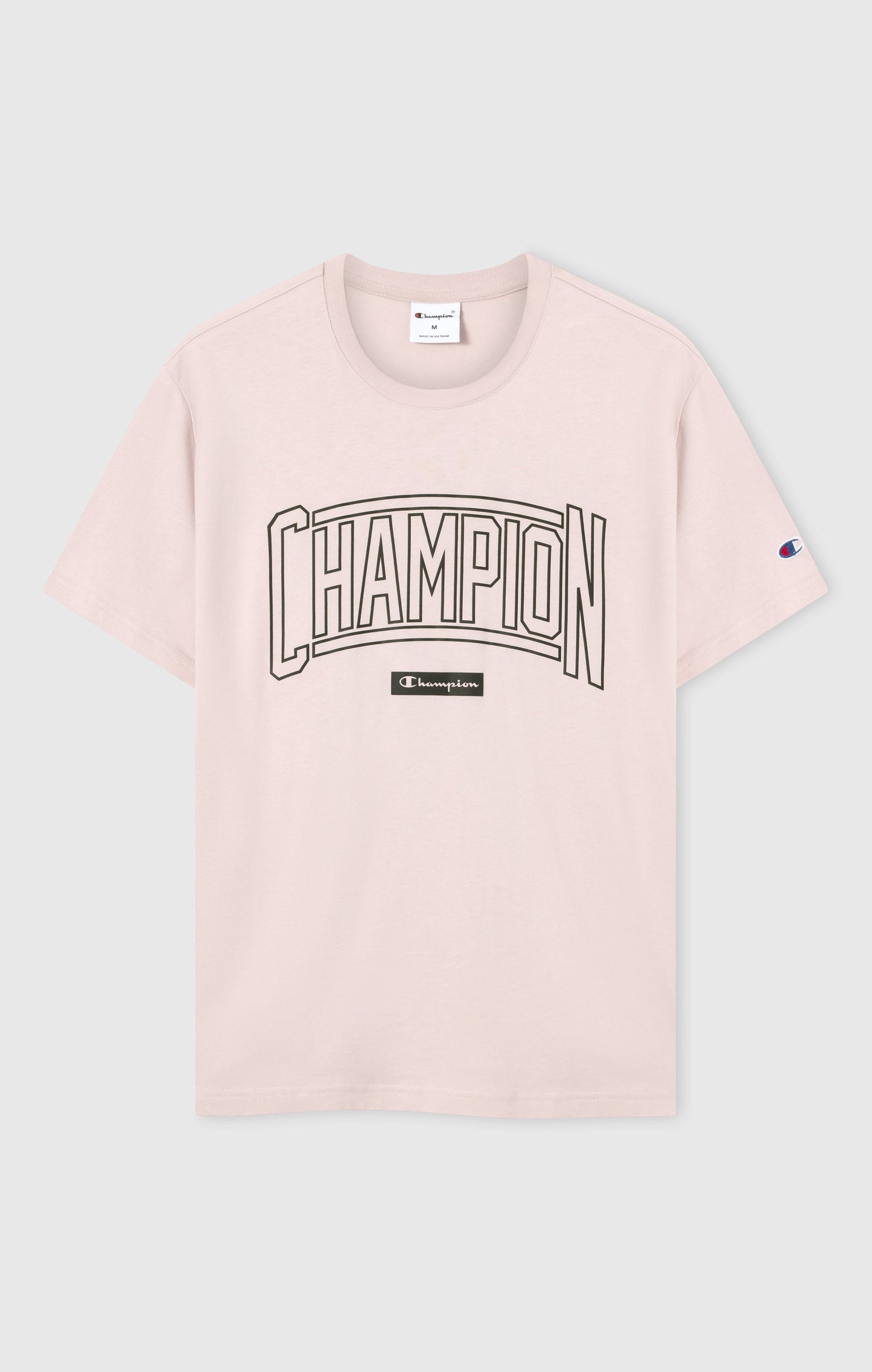 Men's Crewneck T-Shirt With Puff Print Logo