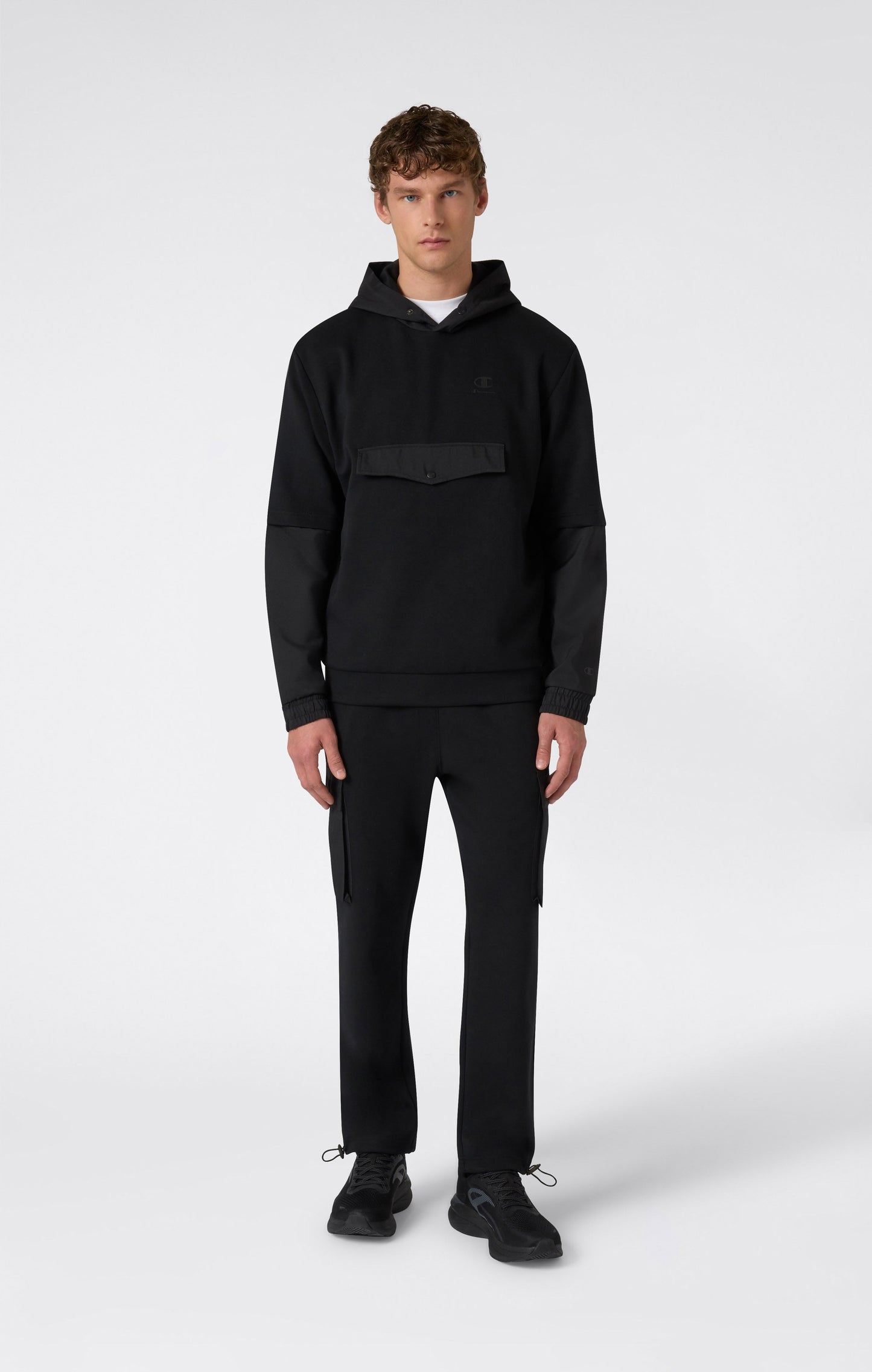 Men's C-Tech Mix Media Hooded Sweatshirt
