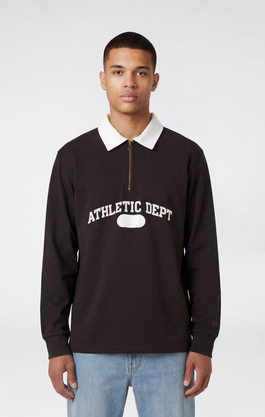 Men's Long Sleeve Half Zip Polo Shirt Time Capsule