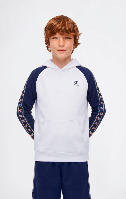 Boys' Hooded Sweatshirt with C-Logo Tape