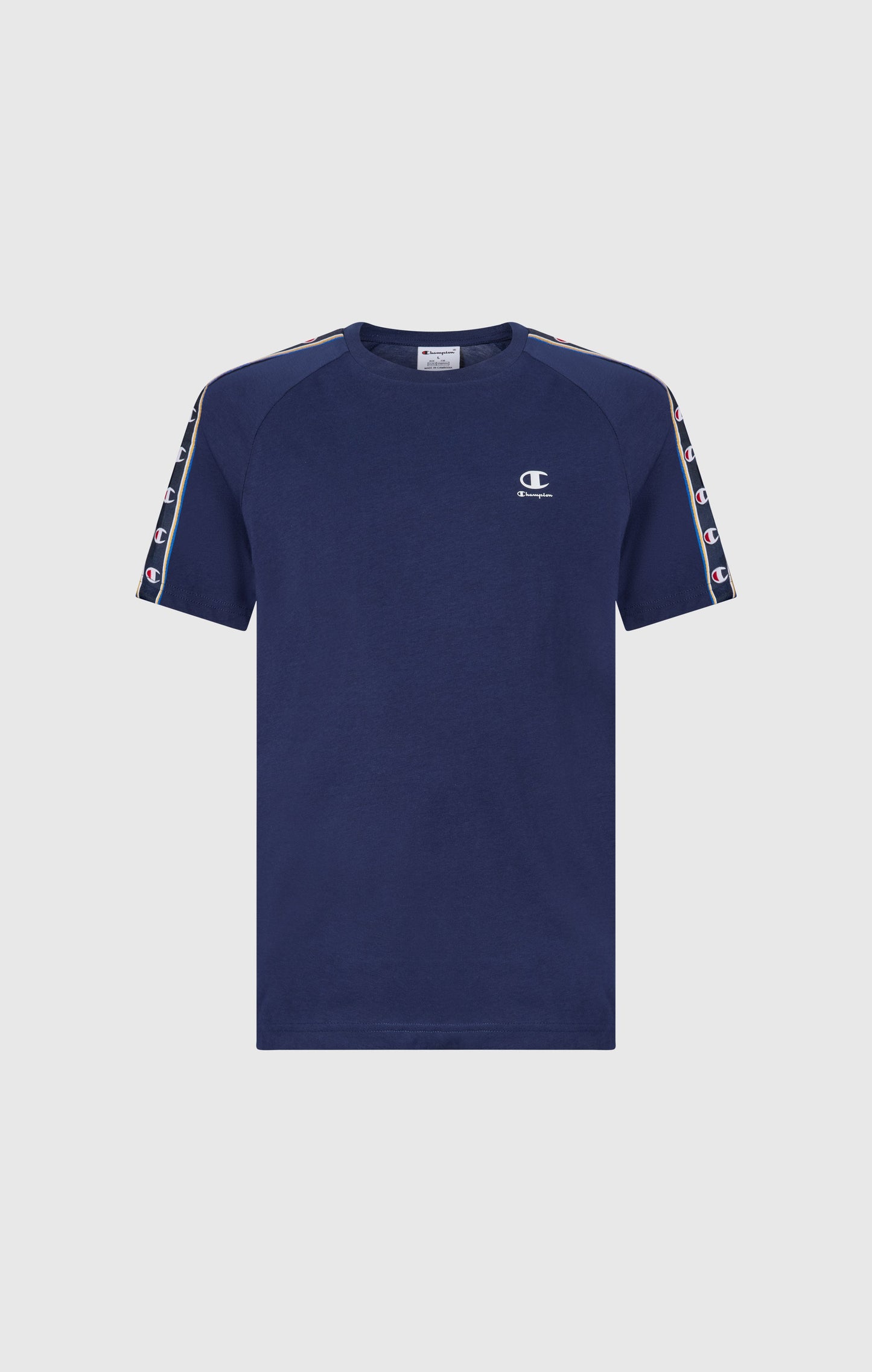 Boys' Crewneck T-Shirt with Tape Logo