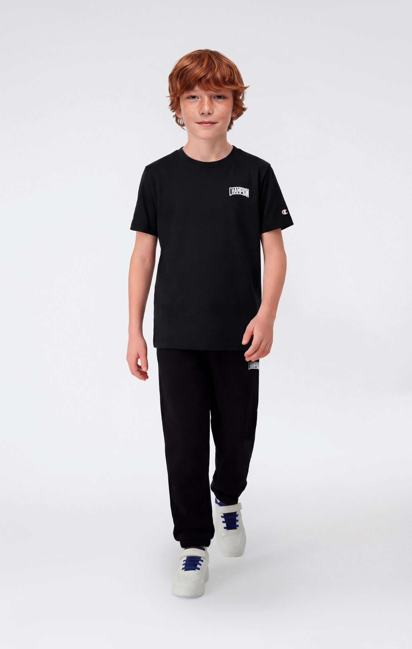 Boys' Elastic Cuff Pants with Puff Print