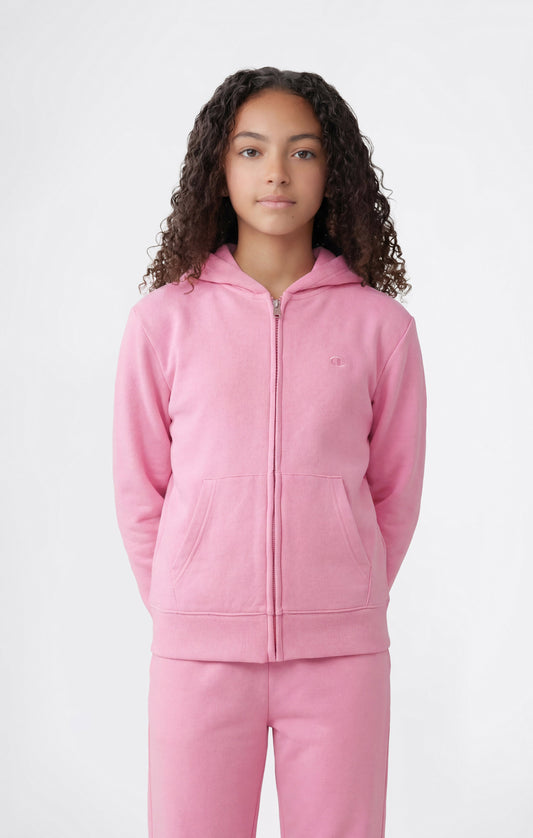 Girls' Lightweight Full Zip Hooded Sweatshirt Icons