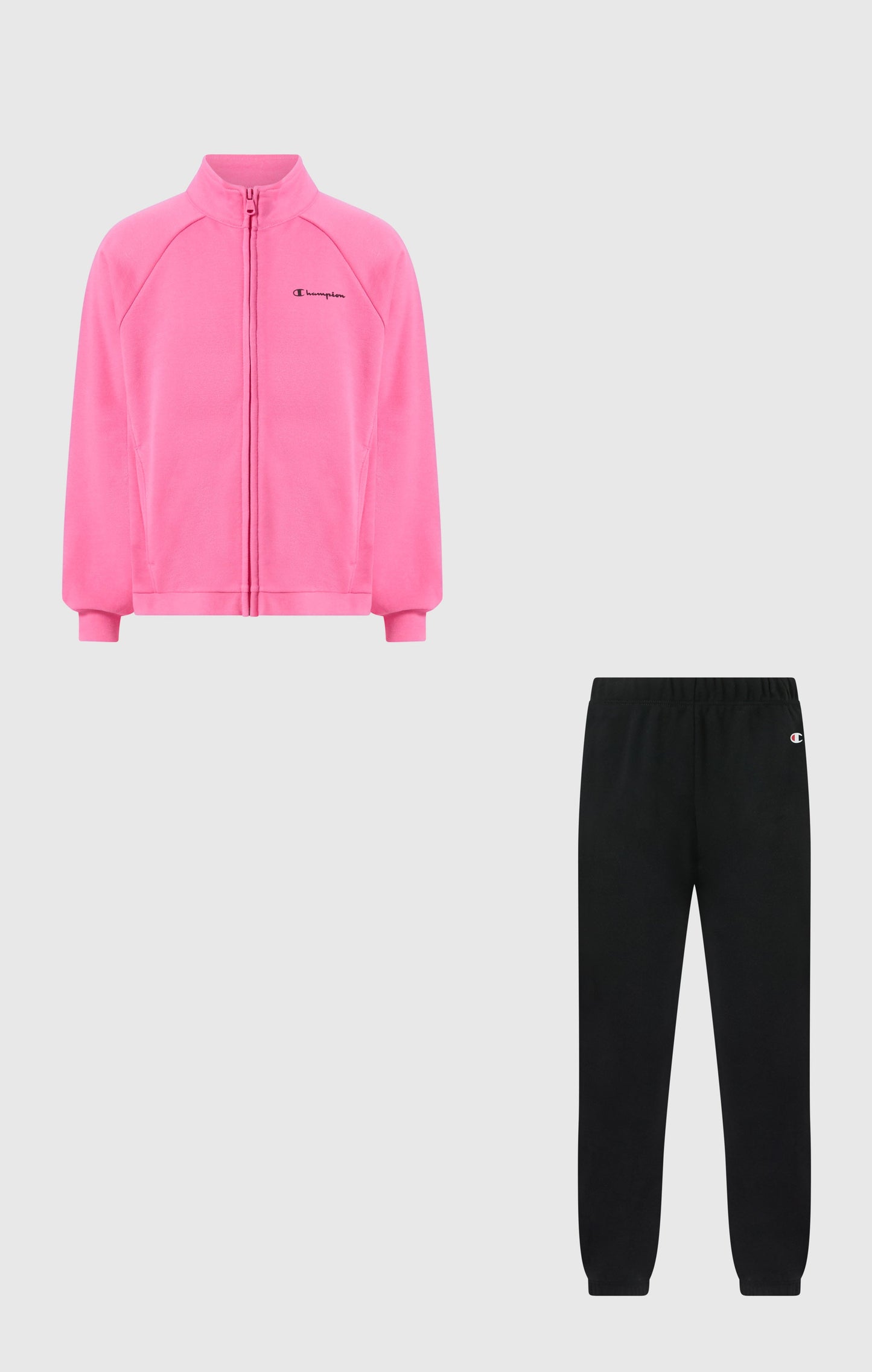 Girls' Full Zip Sweatshirt and Pants Tracksuit