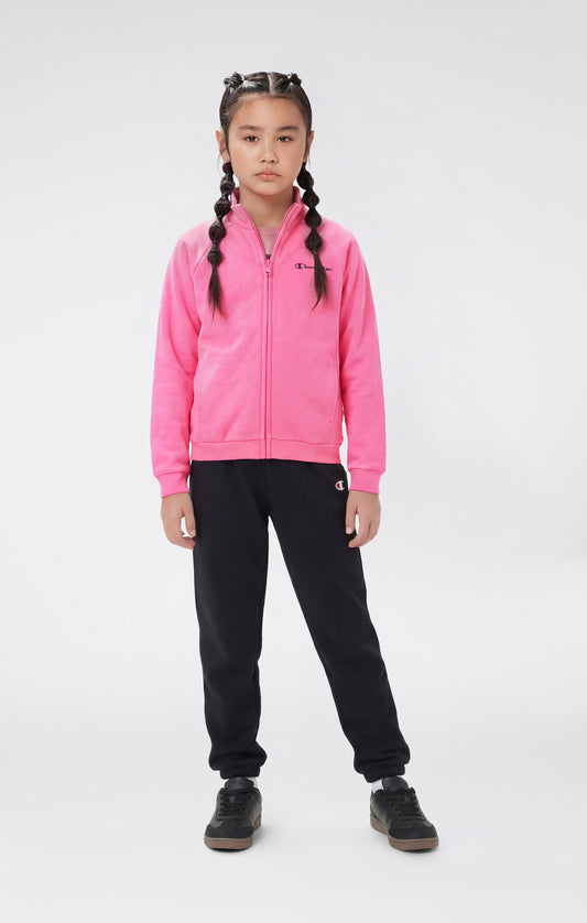 Girls' Full Zip Sweatshirt and Pants Tracksuit