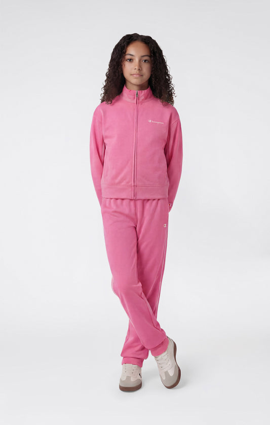 Girls' Full Zip Sweatshirt and Pants Tracksuit
