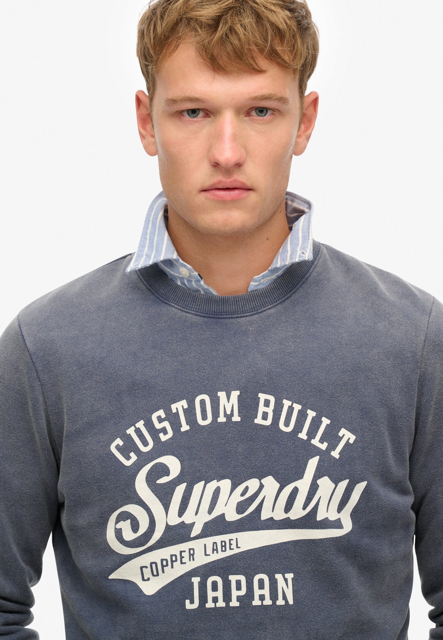 Vintage Wash Relaxed Crew Sweatshirt