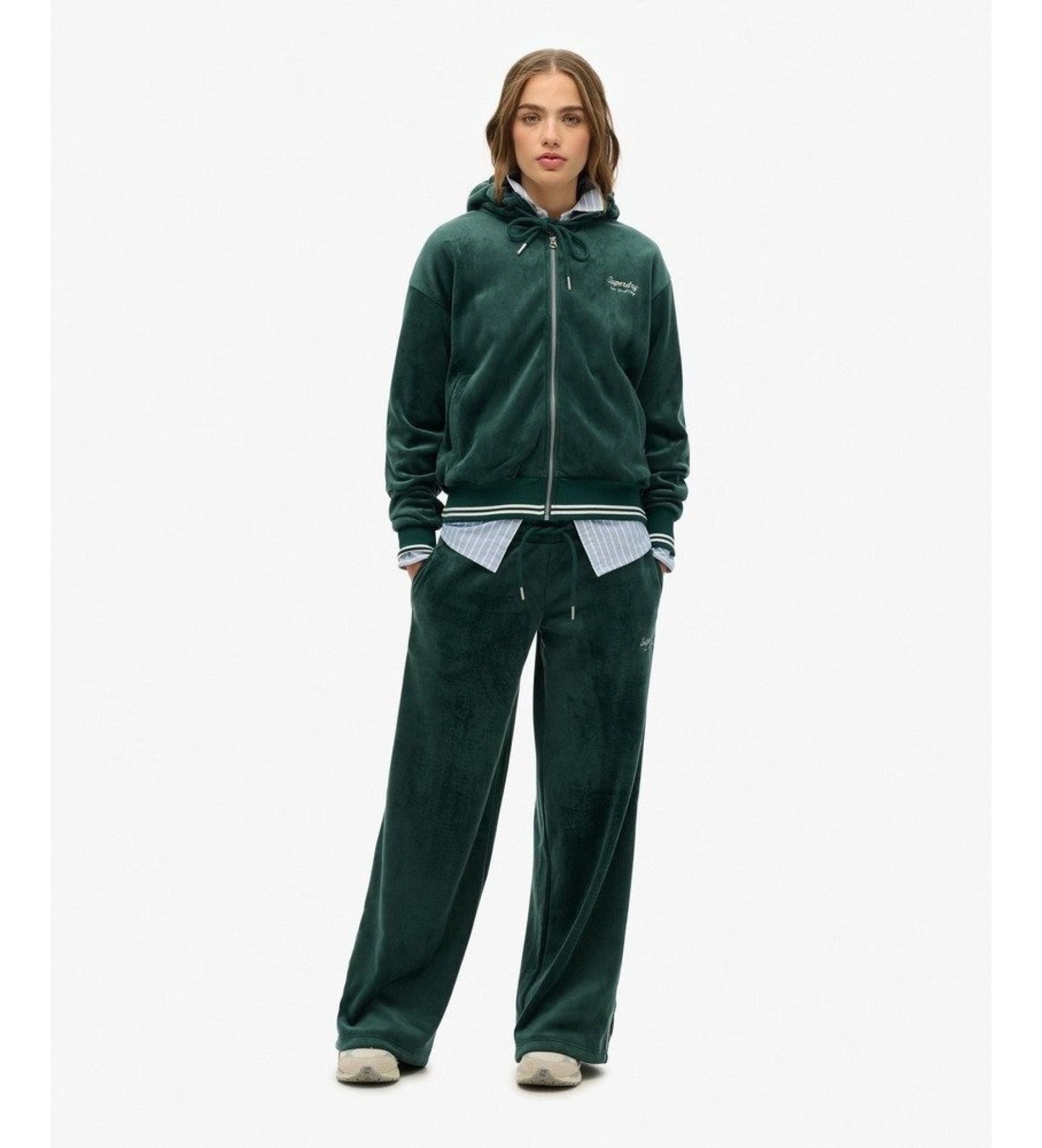 Country Club Velour Zip Hoodie
