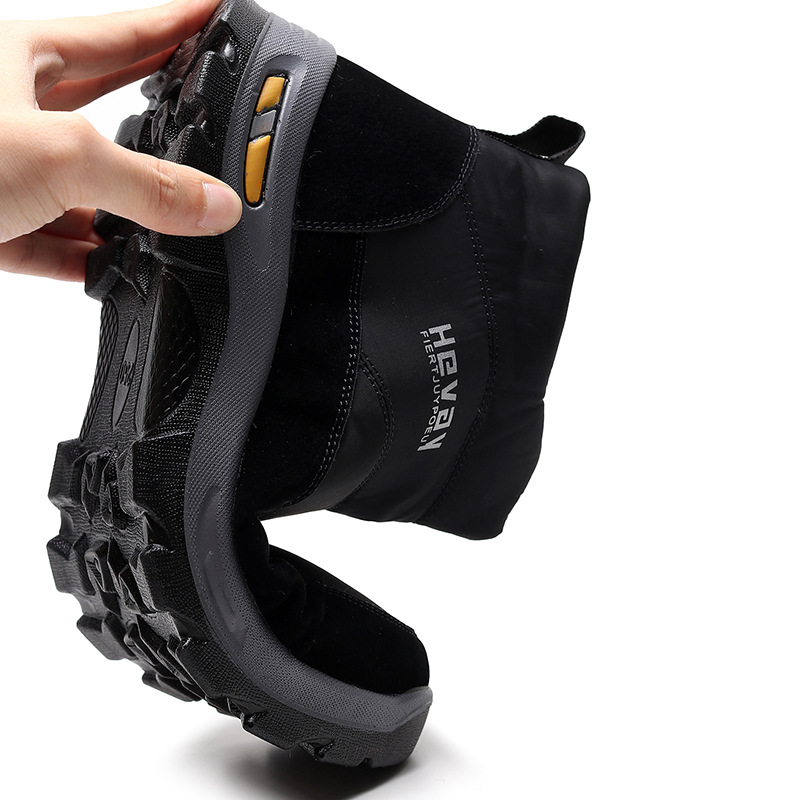(Limited Time 49% Discount Event) Men's Orthopedic Arch Support Wide Toe Snow Boots Comfortable Waterproof Non-slip Warm Work Shoes