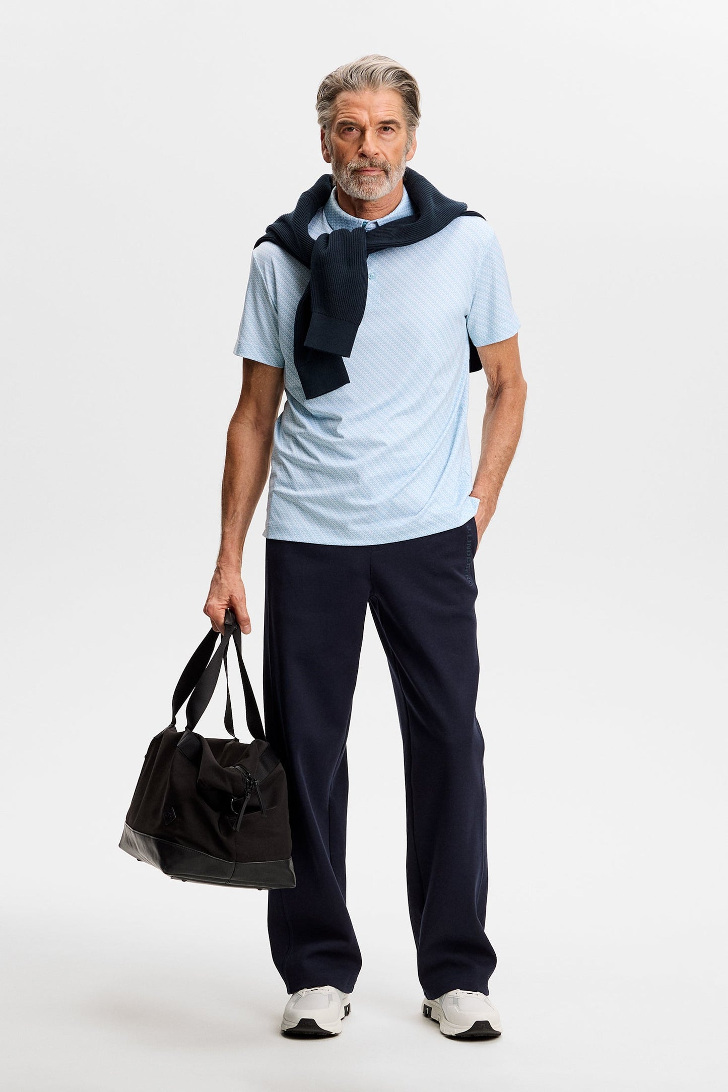Tod Print Polo / Flight Bridge Forget White S
